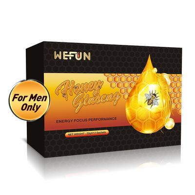 Мед женьшени для саше 20g коробки 12 меда 1 секса людей мужских по каждому